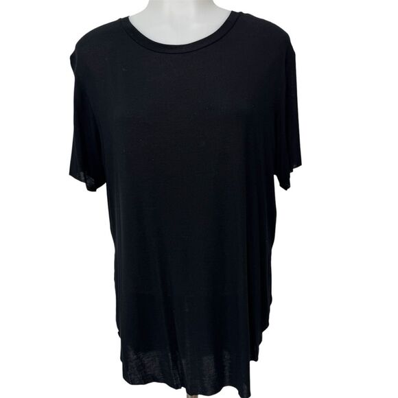 Alo Yoga Black Longer in back Basic Top Size Small - Picture 1 of 9